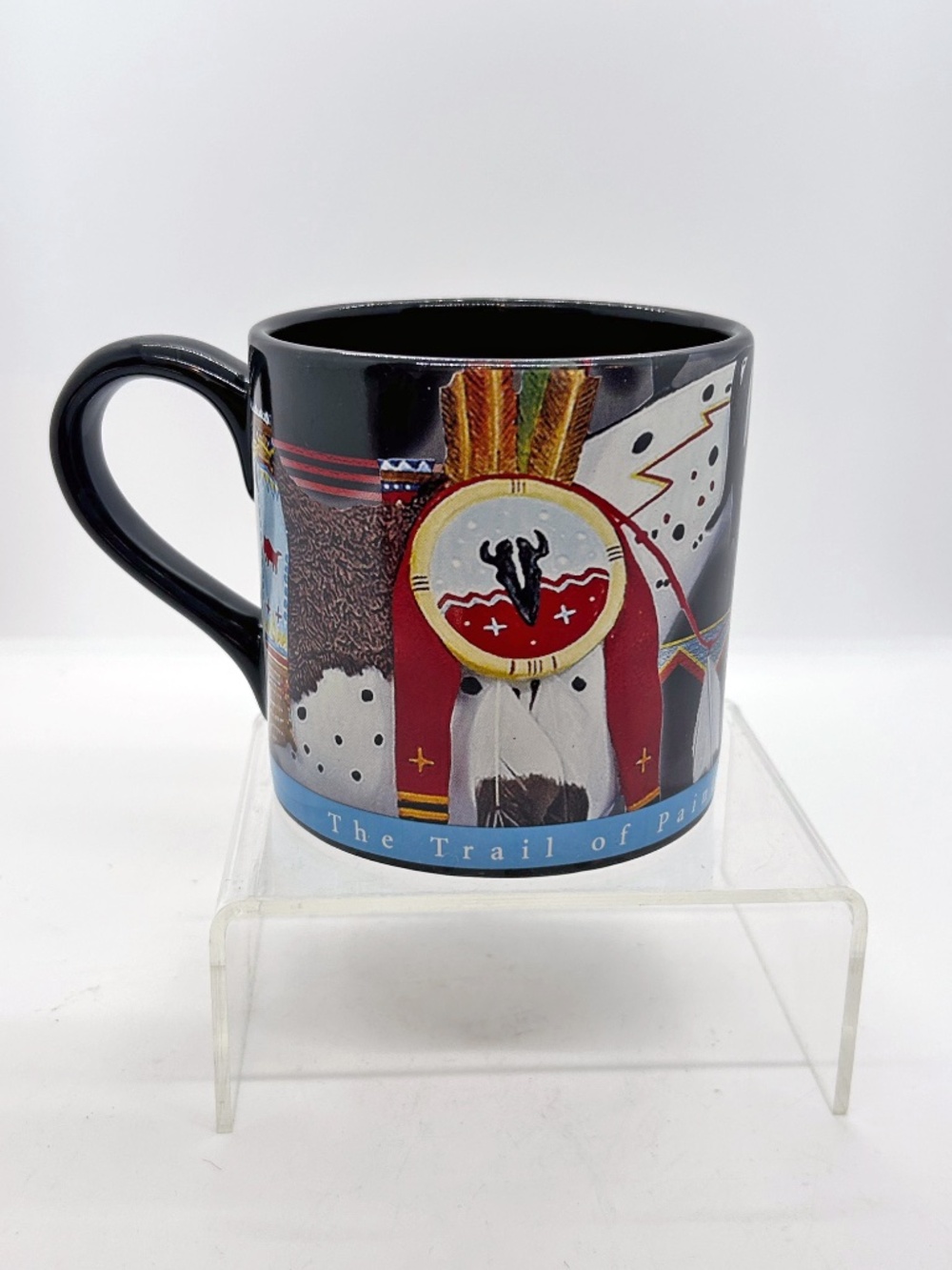 Retired Trail of Painted Ponies "War Pony" Large Ceramic Mug